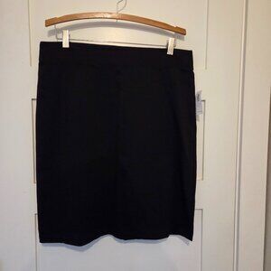 Women's Old Navy Pointe Pencil Skirt Elastic Waist Black - Size L - NEW!